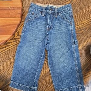 GAP Carpenter Denim Jeans with Orange Accent